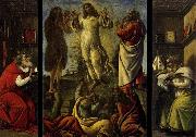 BOTTICELLI, Sandro Transfiguration, St Jerome, St Augustine Spain oil painting artist